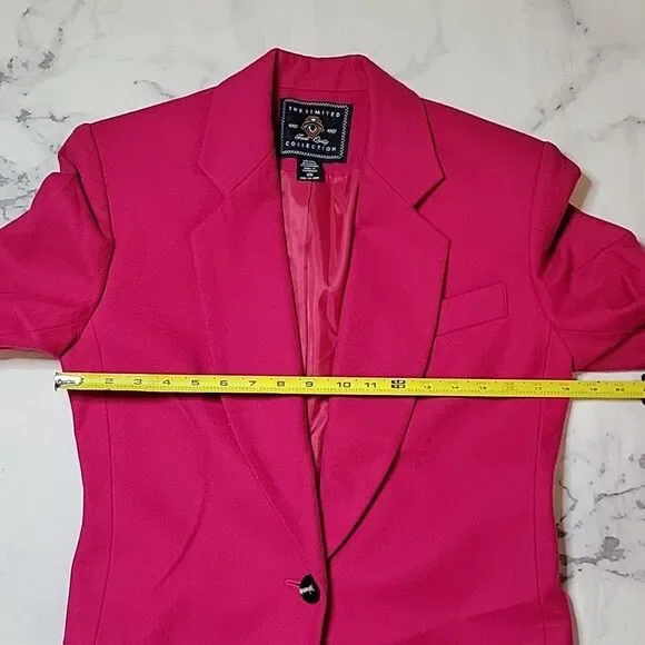 The Limited Pink Vintage Wool & Cashmere Blazer - Picture 7 of 7